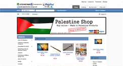 Desktop Screenshot of palestine-shop.net