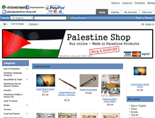 Tablet Screenshot of palestine-shop.net